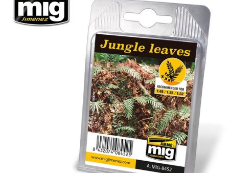 Ammo by MIG Dioramas - Laser Cut Plants - Jungle Leaves For Sale