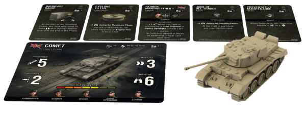 World of Tanks Miniatures Game Wave 4 British Comet Online Sale