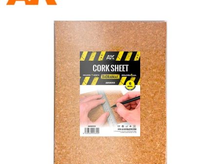 AK Interactive Building Materials - Cork Sheets Coarse Grained 200x290x6mm For Discount