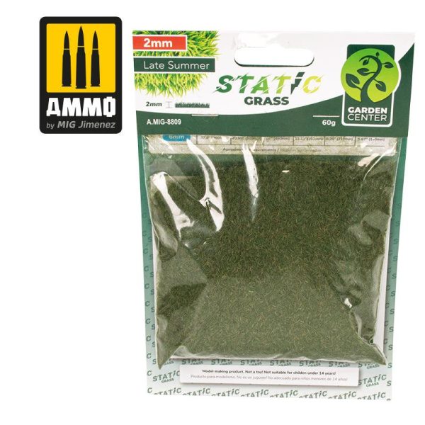 Ammo by MIG Dioramas - Static Grass - Late Summer – 2mm Hot on Sale