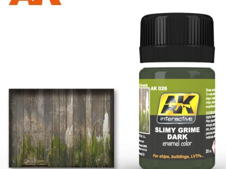 AK Interactive Weathering Products - Slimy Grime Dark Hot on Sale