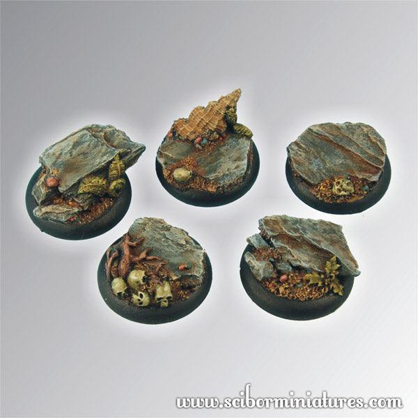 Rocky 30 mm - Round Edge - round bases (5) Online