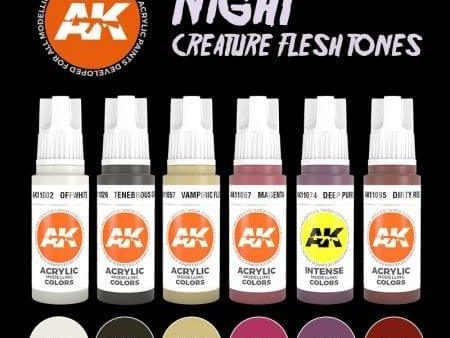 Ak Interactive 3Gen Sets - Night Creatures Flesh Tones For Discount