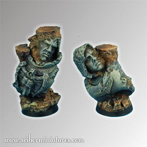 Ancient Ruins 25 mm Fly round bases (2) Fashion