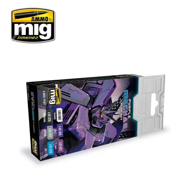 Ammo by MIG Purple Mechas Colour Set on Sale