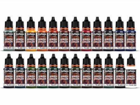 New Formula Vallejo Game Colour 18ml - Xpress Color Bundle (24 droppers) Online