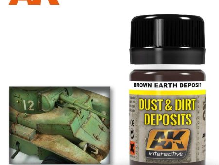 AK Interactive Weathering Products - Brown Earth Deposit Fashion