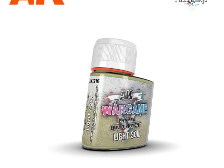 AK Interactive Wargame Enamel Liquid Pigments - Light Soil 35 ml Discount