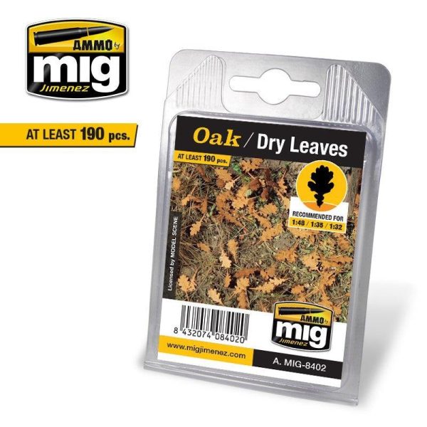 Ammo by MIG Dioramas - Leaves - Oak - Dry Leaves Fashion