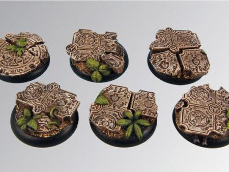 Ruins 30 mm - Round Edge - round bases (5) on Sale