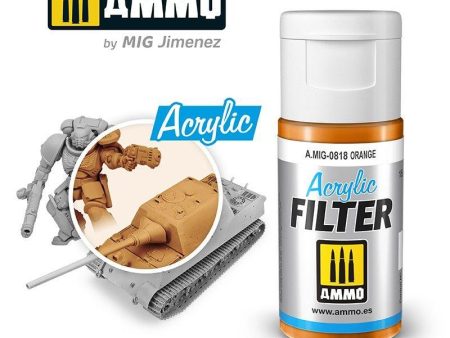 Ammo by MIG Acrylic Filter Orange Online