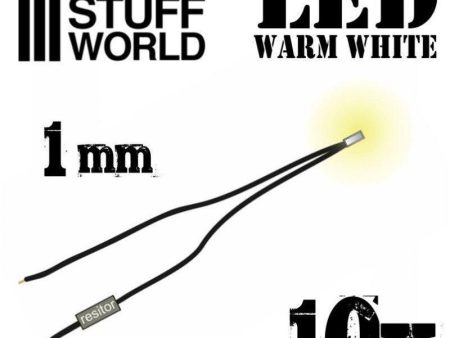 Warm White LED Lights - 1mm For Discount