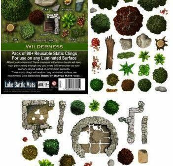 Add On Scenery Wilderness For RPG Battle Mats Hot on Sale