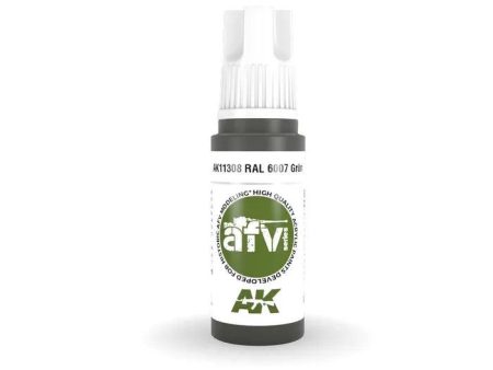 AK Interactive 3rd Gen Acrylic AFV RAL 6007 Grün For Cheap