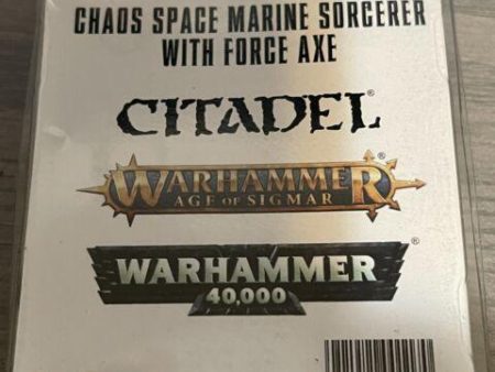 Chaos Space Marines: Sorceror with Force Axe Online