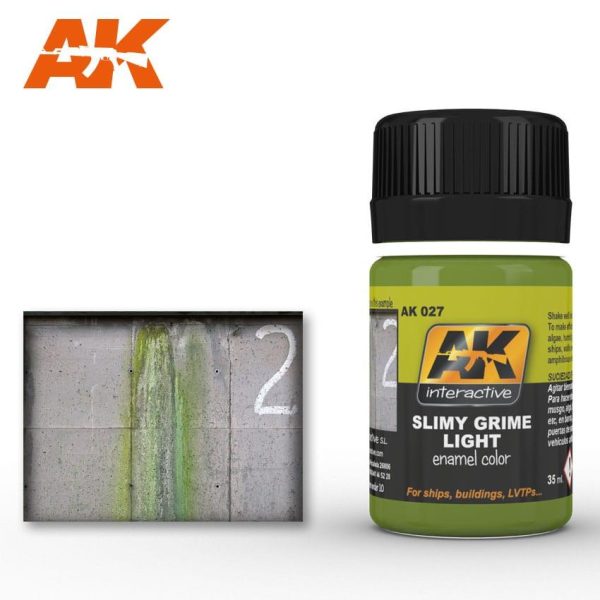 AK Interactive Weathering Products - Slimy Grime Light Sale