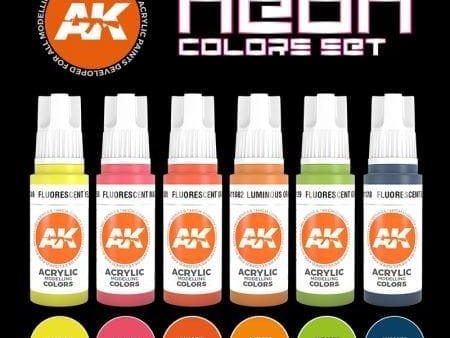 Ak Interactive 3Gen Sets - Neon Colors Hot on Sale