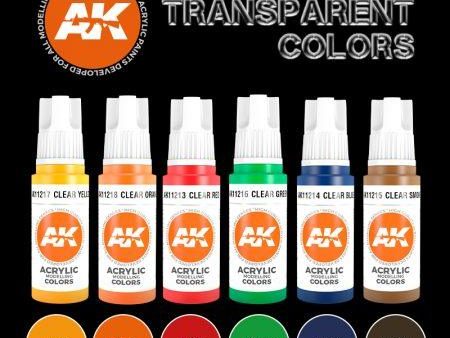 Ak Interactive 3Gen Sets - Transparent Colors For Sale