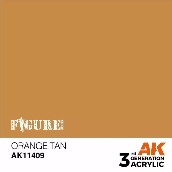 AK Interactive 3Gen Figures Acrylics - Orange Tan 17ml For Discount