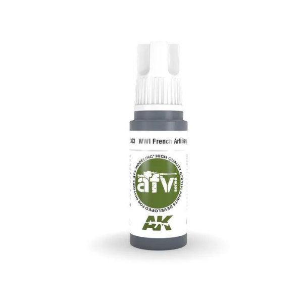 AK Interactive 3rd Gen Acrylic AFV WWI French Artillery Grey Sale