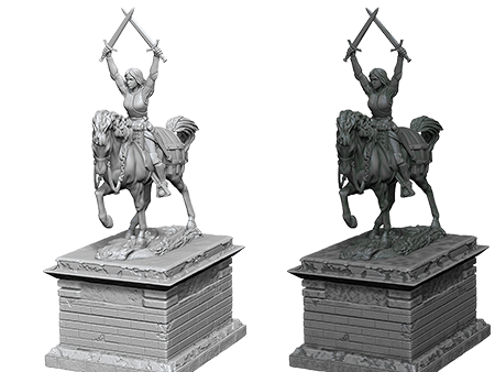 WizKids Deep Cuts Unpainted Miniatures Heroic Statue Sale