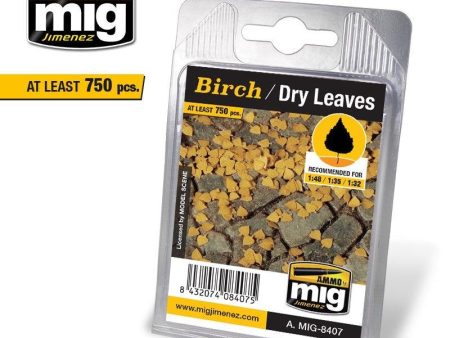 Ammo by MIG Dioramas - Leaves - Birch - Dry Leaves Online now