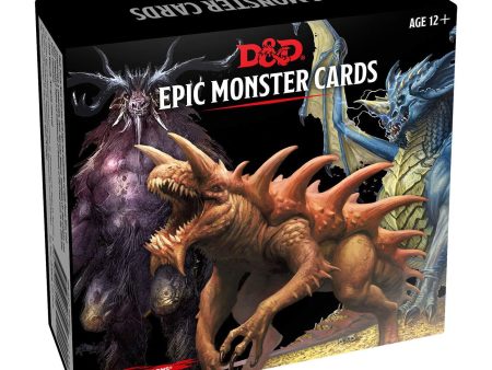 D&D Dungeons & Dragons Spellbook Cards Epic Monsters Supply