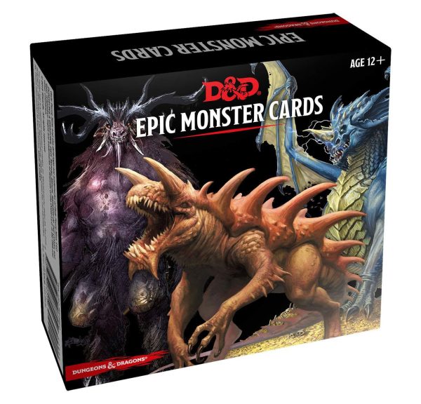 D&D Dungeons & Dragons Spellbook Cards Epic Monsters Supply