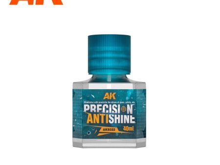 AK Interactive Auxiliaries - Precision Antishine 40ml Cheap