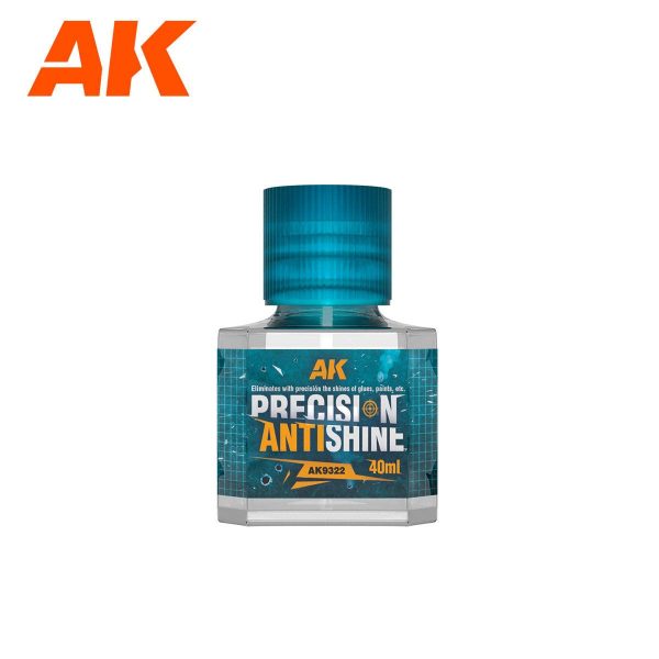 AK Interactive Auxiliaries - Precision Antishine 40ml Cheap