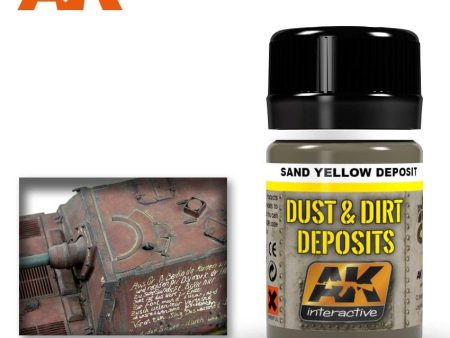 AK Interactive Weathering Products - Sand Yellow Deposit Fashion