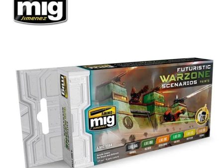 Ammo by MIG Futuristic Warzone ScenariosColour Set Online Hot Sale