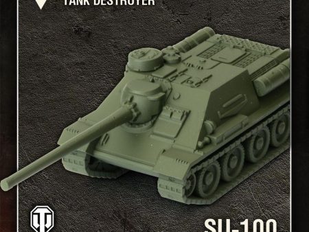 World of Tanks Miniatures Game Wave 1 Tank Soviet (SU100) Online Hot Sale