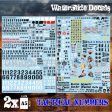 Waterslide Decal sheets - Tactical Number For Sale