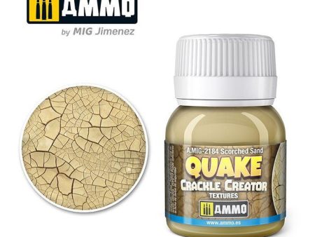 Ammo by MIG QUAKE CRACKLE Scorched Sand 40ml For Sale