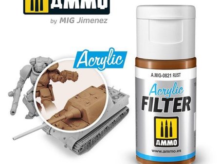 Ammo by MIG Acrylic Filter Rust For Cheap