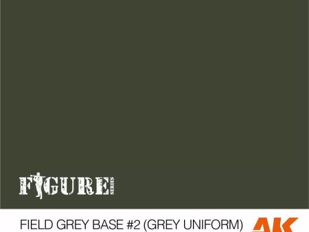 AK Interactive 3Gen Figures Acrylics - Field Grey Base #2 (Grey Uniform) 17ml Online Hot Sale