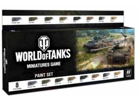 World of Tanks Miniatures Game Paint Set Discount