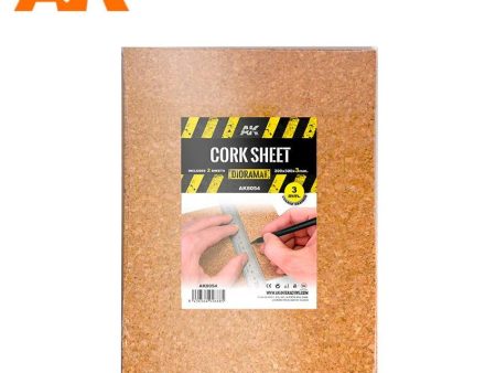 AK Interactive Building Materials - Cork Sheets Coarse Grained 200x300x3mm For Cheap