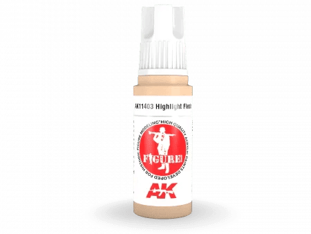 AK Interactive 3Gen Figures Acrylics - Highlight Flesh 17ml For Cheap