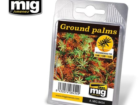 Ammo by MIG Dioramas - Laser Cut Plants - Ground Palms Hot on Sale