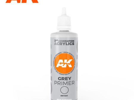 AK Interactive 3Gen Primers - Grey Primer 100 ml Hot on Sale