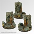 Ancient Ruins 60 mm round fly base Cheap