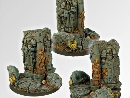 Ancient Ruins 60 mm round fly base Cheap