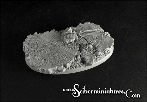 Egyptian Ruins 90x50mm round base Online now