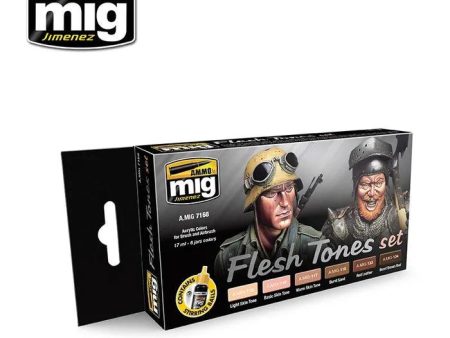 Ammo by MIG Flesh Tones Set Online now