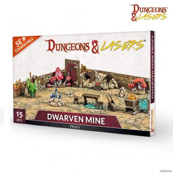 Dungeons & Lasers: Dwarven Mine Props Online