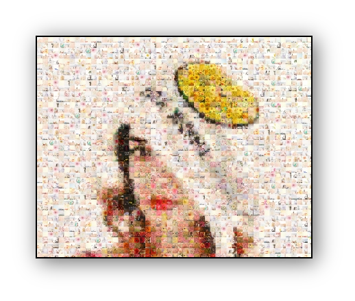 Photo Mosaic Canvas Print Discount