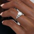 The Melissa Set With A 3.5 Carat Round Moissanite Fashion