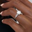 The Abigail Set With A 2 Carat Round Moissanite Supply